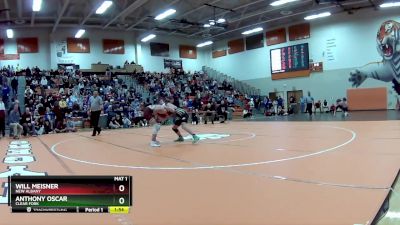 138 lbs Champ. Round 2 - Will Meisner, New Albany vs Anthony Oscar, Clear Fork