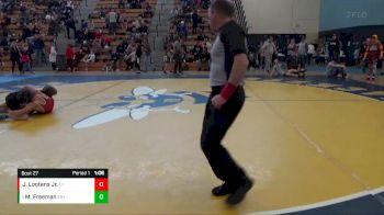 115 lbs Quarterfinal - Mason Freeman, Elk River Youth vs Jacob Lootans Jr., Crass Trained