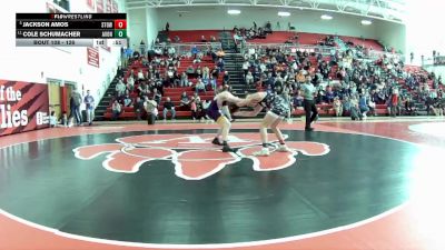 126 lbs Cons. Round 2 - Cole Schumacher, Avon vs Jackson Amos, Stow-Munroe Falls