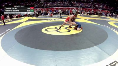 D2-215 lbs Champ. Round 1 - Chase Payne, London vs George Eggers, Napoleon
