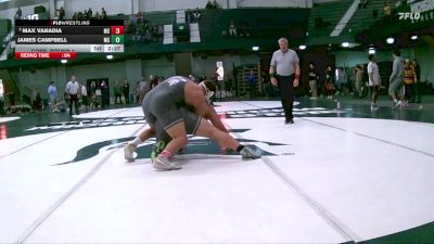 285 lbs Cons. Round 4 - Max Vanadia, Michigan State vs James Campbell, Michigan State