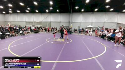 106 lbs Round 1 (4 Team) - Aryana Loran, North Dakota Red vs Lillian Prendergast, North Carolina