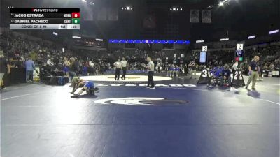 132 lbs Consi Of 8 #1 - Jacob Estrada, Monache (CS) vs Gabriel Pacheco, Central Union (SD)