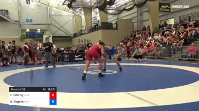 79 kg Round Of 32 - Evan Delong, Clarion RTC vs Bryce Rogers, New England RTC