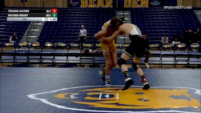 133 lbs Hayden Brady, Northern Colorado vs Teagan Jacobs, Northeastern Junior College