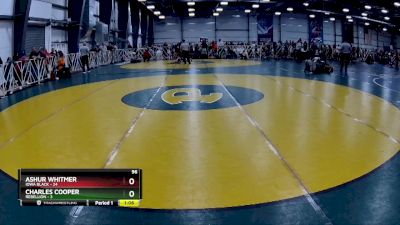 96 lbs Rd# 9- 2:15pm Saturday Final Pool - Ashur Whitmer, Iowa Black vs Charles Cooper, Rebellion