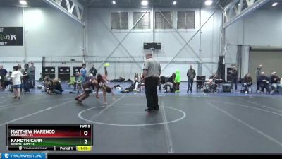 96 lbs Round 1 (4 Team) - Matthew Marenco, Warhawks vs Kamdyn Carr, Xtreme Team