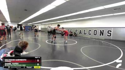 175 lbs Cons. Round 5 - Salvador Sarmiento, Etiwanda vs Daniel Nafeh, Beverly Hills High School Wres