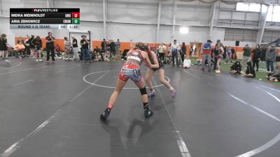 102 lbs Round 3 (6 Team) - Aria Zenowicz, Lady Warriors United Maroon vs Meika Meinholdt, Girls With Grit