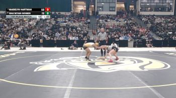 110 lbs 1st Place Match - Sha`Niyah Goines, Frederick vs Madelyn Hartman, Oakdale