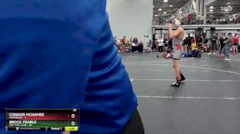 144 lbs Semis (4 Team) - Brock Frable, Grit Mat Club vs Connor McNamee, Mavericks