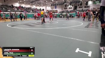 190 lbs 7th Place Match - Amiel Falk, Indianapolis Crispus Attucks vs Javonte Johnson, Richmond