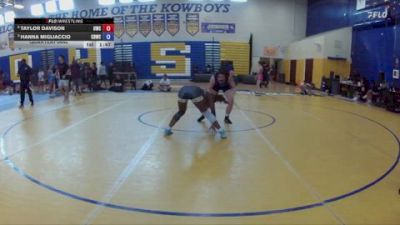 138 lbs Quarterfinal - Hanna Migliaccio, Riverview High School vs Taylor Davison, Ocoee Wrestling Club