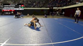 157 lbs Cons. Round 3 - Carter Martinson, Central vs Michael Roberts, Westminster