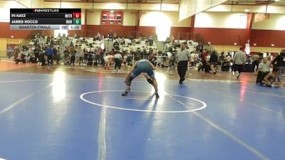 144 lbs Quarterfinal - Pj Katz, MetroWest United vs James Rocco, Iron Faith Wrestling