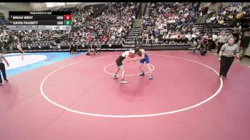 3A 175 lbs Champ. Round 1 - Gavin Fausett, Carbon vs Brian West, Canyon View