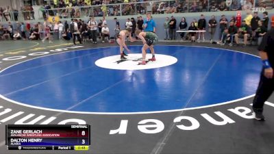 165 lbs Semifinal - Zane Gerlach, Avalanche Wrestling Association vs Dalton Henry, Alaska