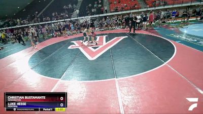 100 lbs Round 1 - Christian Bustamante, Washington vs Luke Hesse, Montana