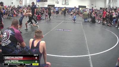 65 lbs Quarterfinal - Lucas Benton, White Knoll Youth Wrestling vs Christian Masters, Summerville Takedown Club