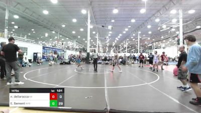 147 lbs Quarterfinal - Nick Dellarocca, Kraken Red vs Eren Sement, MPR