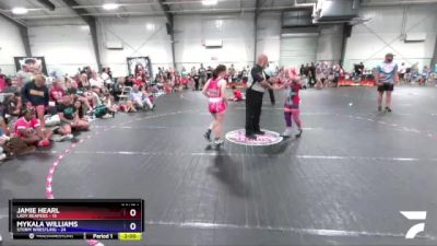 110 lbs Finals (2 Team) - Jamie Hearl, Lady Reapers vs Mykala Williams, Storm Wrestling