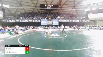 3A 157 lbs Champ. Round 2 - Peter Grimm, Shorecrest vs Tim Finan, Eastside Catholic