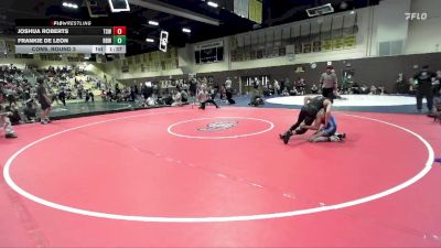 120 lbs Cons. Round 3 - Joshua Roberts, Team SoCal WC vs Frankie De Leon, Rancho Bernardo WC