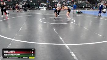 157 lbs Finals (2 Team) - Cael Larson, Northern State vs Roberto Bautista, Nebraska-Kearney