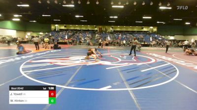 132 lbs Round Of 128 - Jake Yowell, VA vs Wyatt Hinton, OH