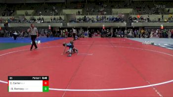 65 lbs Quarterfinal - Bane Ramsay, LAW vs Cain Carter, Blaine