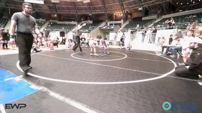 49 lbs Rr Rnd 3 - Luis Lopez, MOJO Mulisha 9U vs Jackie Ketchum-Chick, Keystone Kids Wrestling Club