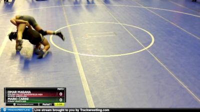 138 lbs Champ. Round 2 - Mario Carini, Poway Wrestling vs Omar Magana, Golden Valley (Bakersfield) High School Wrestling