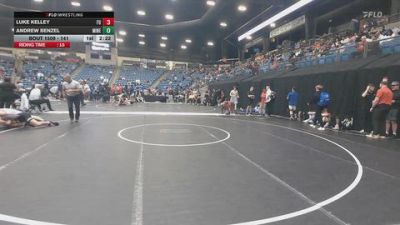 141 lbs Cons. Round 4 - Andrew Benzel, Midland (Neb.) vs Luke Kelley, Friends University