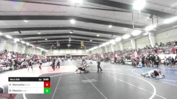 130 lbs Consolation - Kate Womacks, Blue Thunder Wrestling vs Bailee Mestas, Eaglecrest