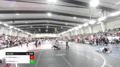 130 lbs Consolation - Kate Womacks, Blue Thunder Wrestling vs Bailee Mestas, Eaglecrest