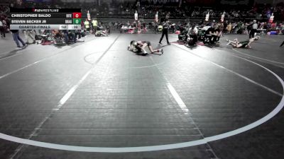 85 lbs Quarterfinal - Christopher Baldo, Bitetto Trained Wrestling vs Steven Becker Jr, Dragon Rtc