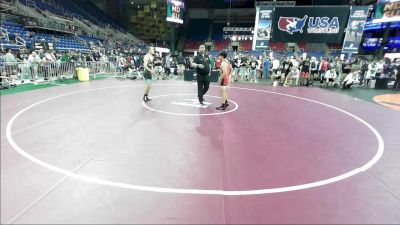 132 lbs Cons 32 #2 - Cael Zelinski, WI vs Steele Diercks, IA