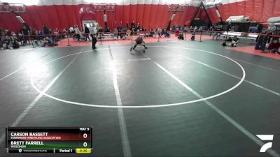 106 lbs Quarterfinal - Carson Bassett, Fennimore Wrestling Association vs Brett Farrell, Wisconsin