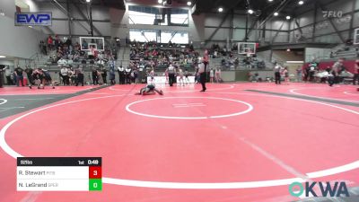 92 lbs Quarterfinal - Rayon Stewart, Pitbull Wrestling Academy vs Natalie LeGrand, Sperry Wrestling Club