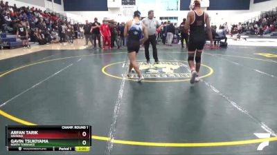 144 lbs Champ. Round 2 - Arfan Tarik, Savanna vs Gavin Tsukiyama, North Torrance