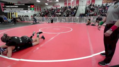 170 lbs Champ. Round 2 - Jade Martinez, South El Monte vs Natali Sarkuhanyan, Burbank