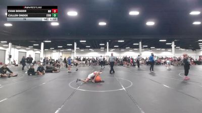 76 lbs Round 2 (6 Team) - Cullen Ondek, Xtreme Team Red vs Evan Bender, Mat Warriors