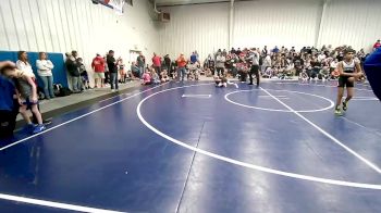 58 lbs Rr Rnd 2 - Caden Miller, Fort Gibson Youth Wrestling vs Evan Hair, Sperry Wrestling Club