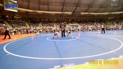 46 lbs Round Of 32 - Christopher Moreno, Hawkeye WC vs Nolland Carco, Open Mats