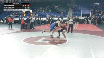 215 lbs Consi Of 32 #2 - Julian Hamby, Concord-Carlisle vs Jack McElroy, Salem, NH