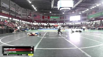 126 lbs Quarterfinal - Moses Kelley, Nampa vs Matthew Papa, Meridian