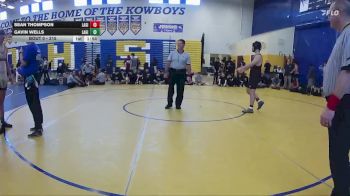 215 lbs Cons. Semi - Sean Thompson, Lake Gibson vs Gavin Wells, Lake Gibson