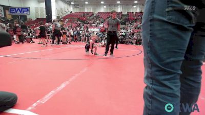 65 lbs Rr Rnd 2 - Saige Franklin, Sisters On The Mat Purple vs Josaphine Hawley, Sisters On The Mat TX