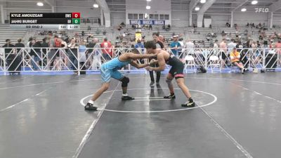 160 lbs Rr Rnd 2 - Kyle Amouzgar, Doughboy Black - HSB vs Jahki Burget, Buffalo Valley Red - HSB