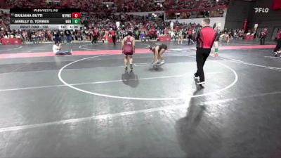 150 lbs Champ. Round 1 - Janelly D. Torres, Menomonie vs Giuliana Butti, Wilmot Jr. Panthers Wrestling Club
